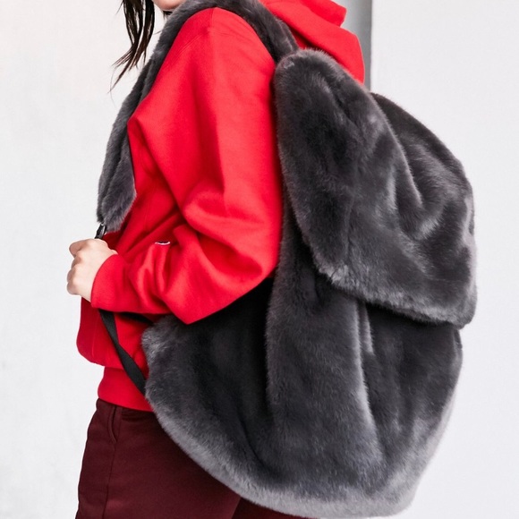 FENTY PUMA by Rihanna Faux Fur Backpack - Picture 4 of 5